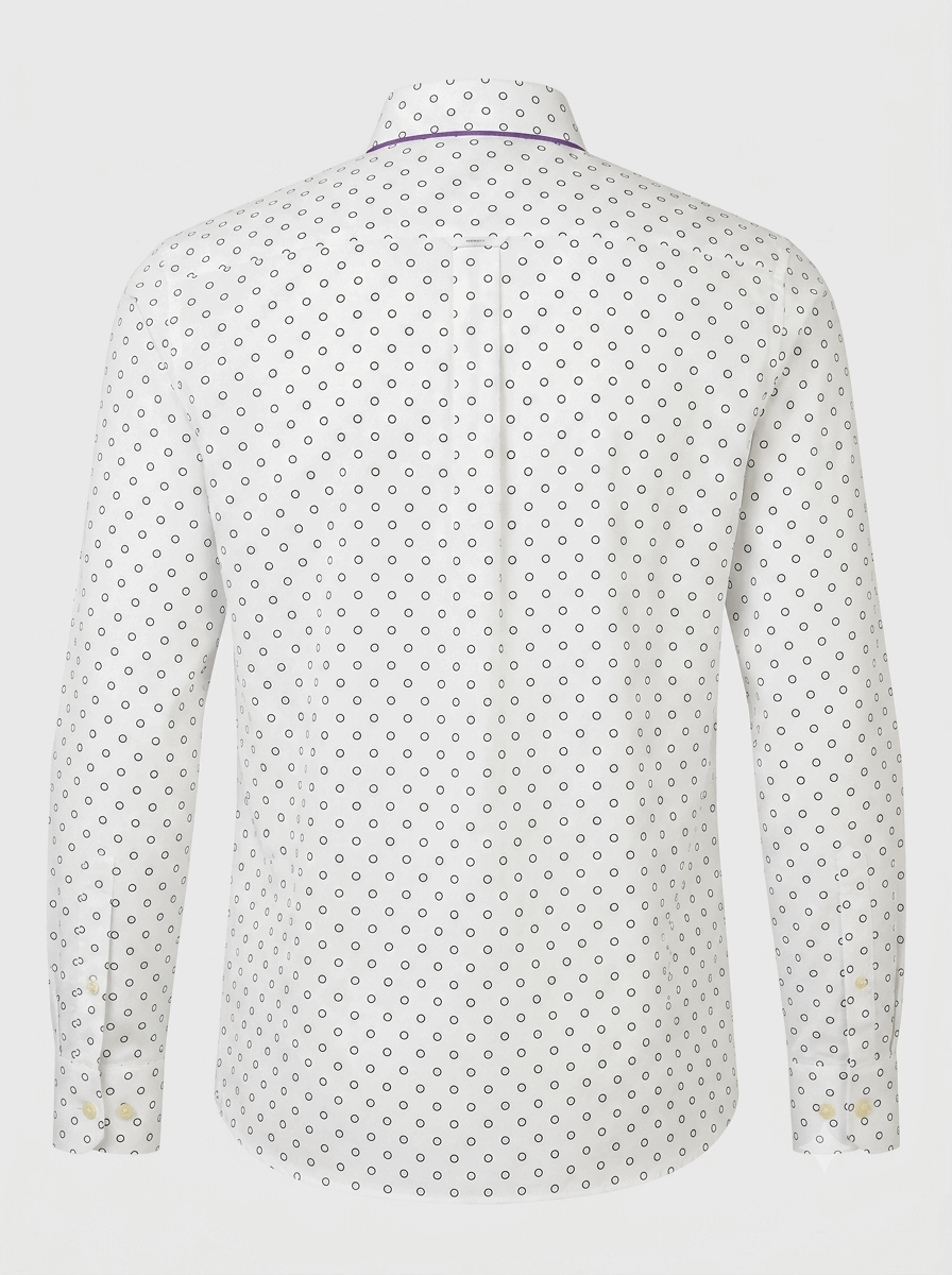 Paul Smith White Circle
Print Men’s Shirt