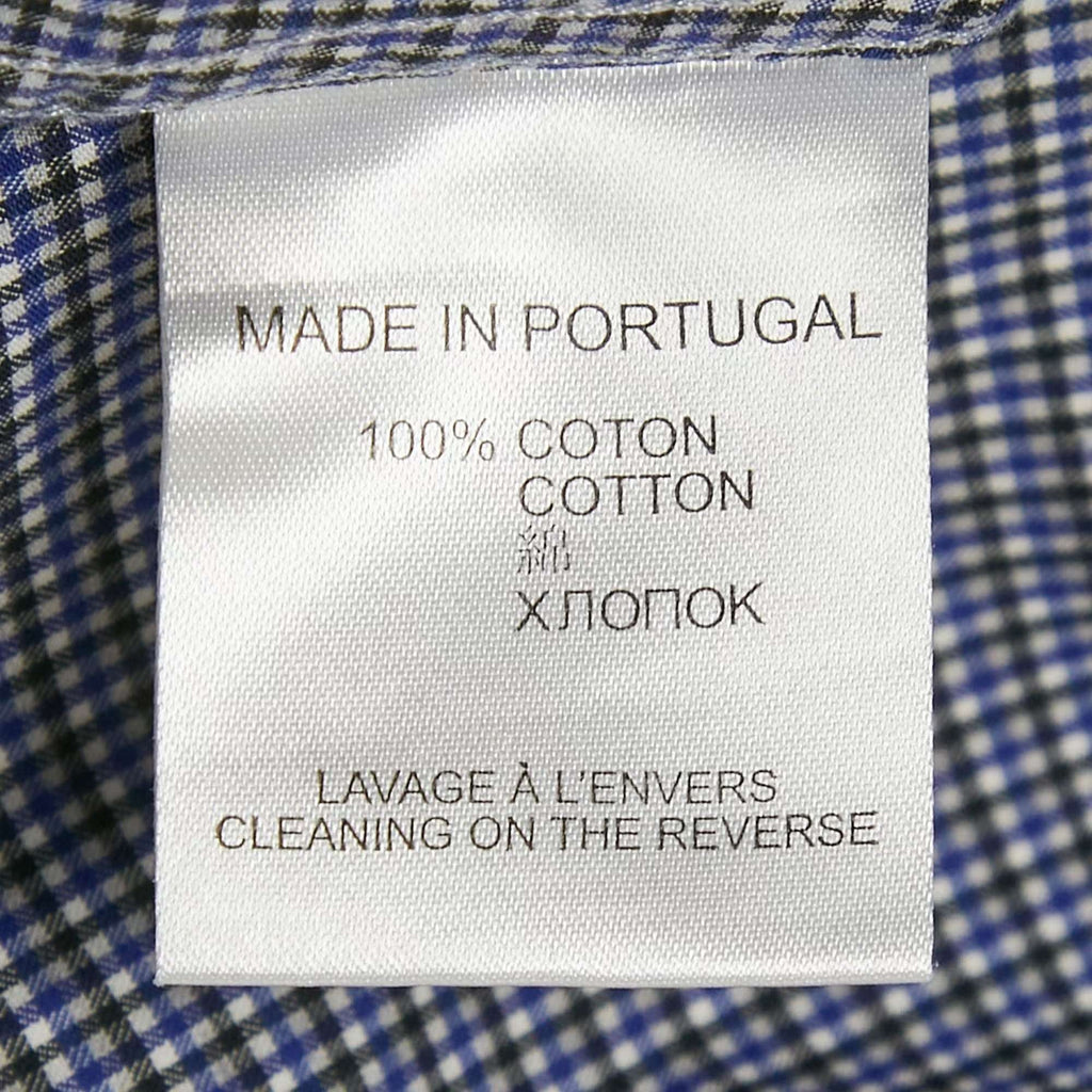 Givenchy Blue/Multicolor Gingham Cotton Button Front Shirt XXXL