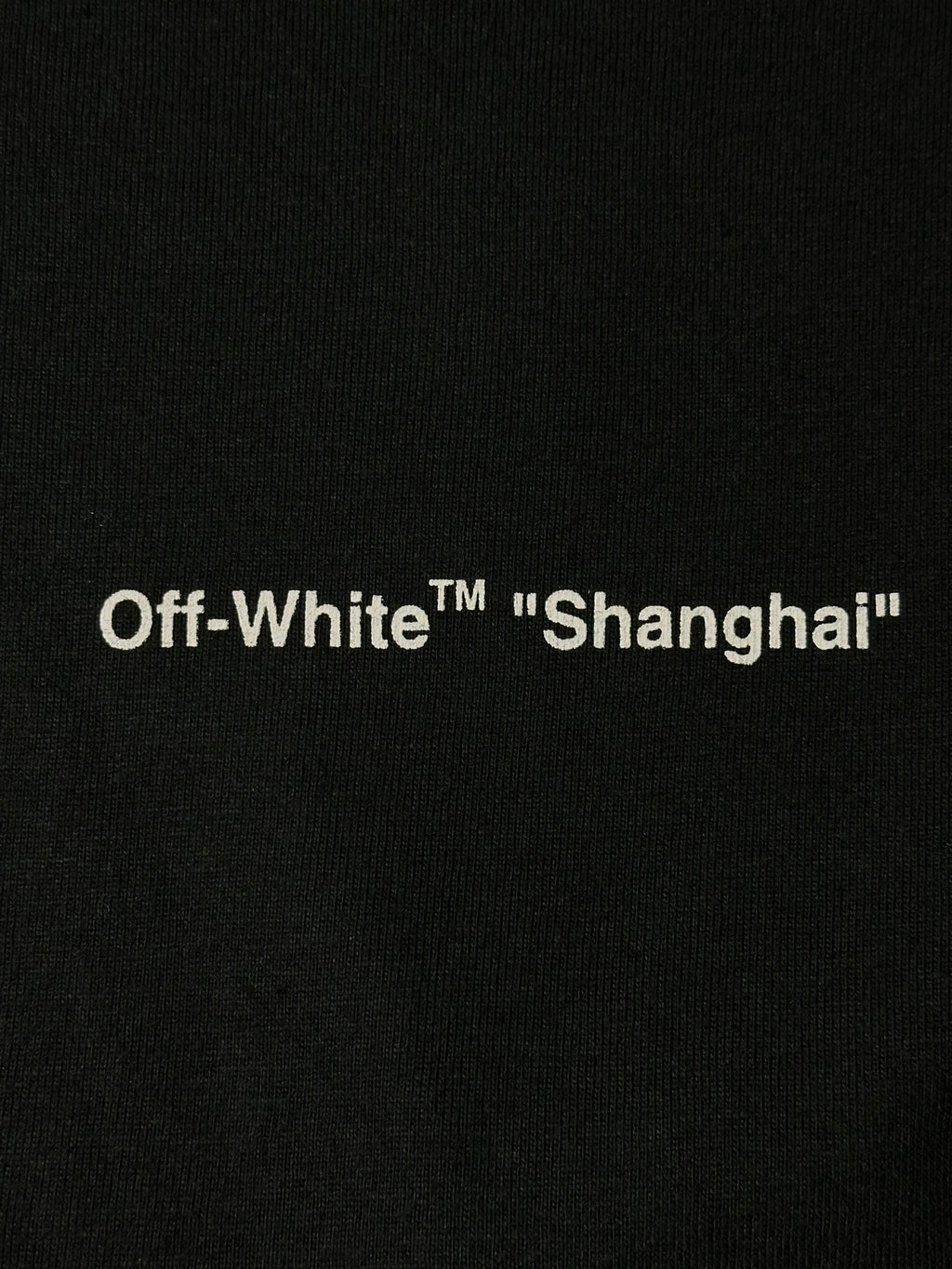 Off-White c/o Virgil Abloh "Shanghai" Reel Department Store Arrow T-Shirt - Black Pre-Owned