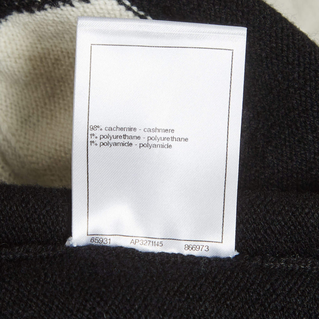 Chanel Black Knit Strappy Mini Dress S