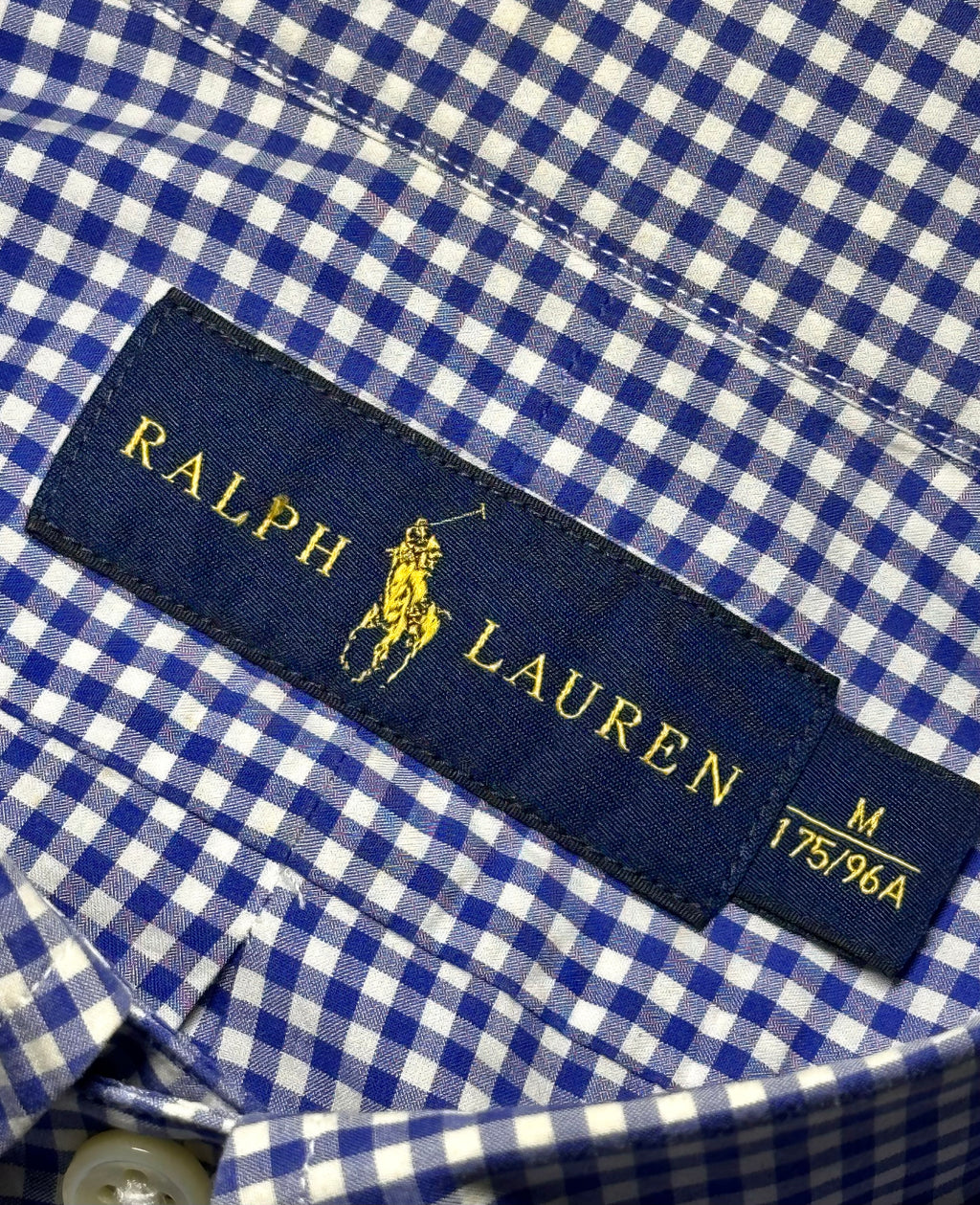 POLO RALPH LAUREN Pre-owned SLIM FIT CHECK SHIRT MEN'S