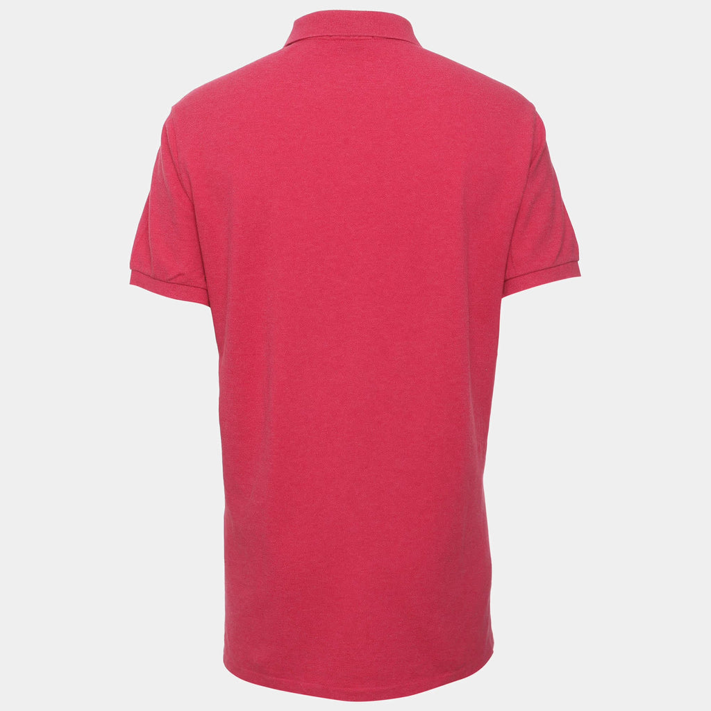 Polo Ralph Lauren Pink Cotton Pique Polo T-Shirt XL