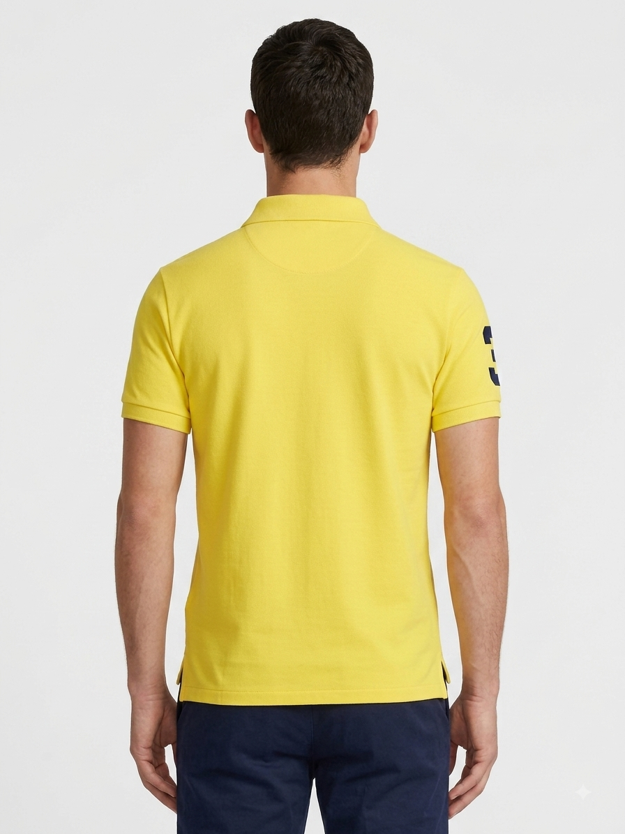 Polo Ralph Lauren Yellow Menswear Polo T-Shirt