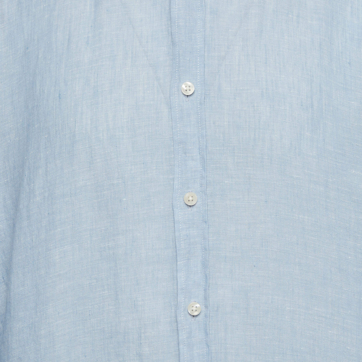 Boss By Hugo Boss Blue Linen Regular Fit Liam Shirt XXL