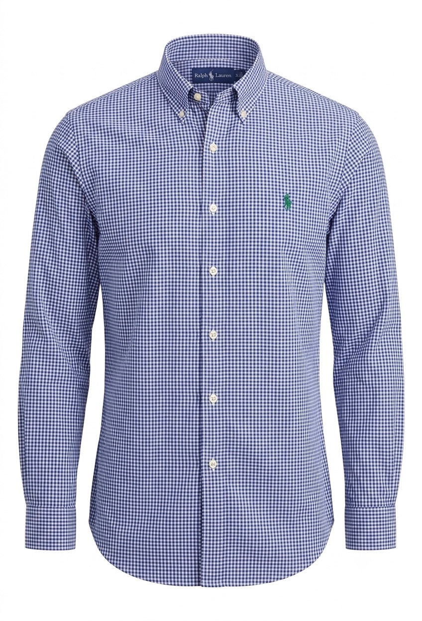 POLO RALPH LAUREN Pre-owned SLIM FIT CHECK SHIRT MEN'S