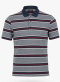 Canali Striped Cotton Polo Shirt
Men's