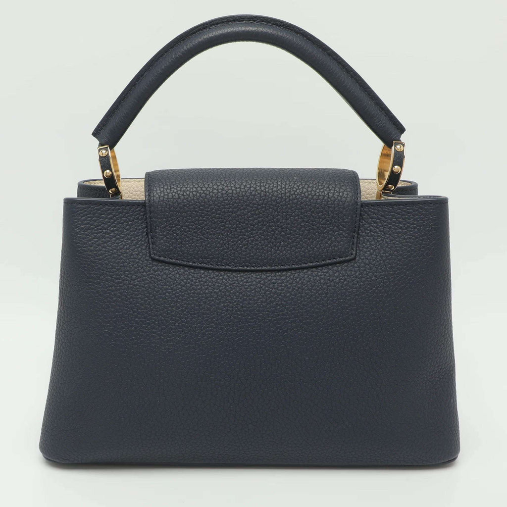 Louis Vuitton Capucines PM Navy Blue Taurillon Leather Bag