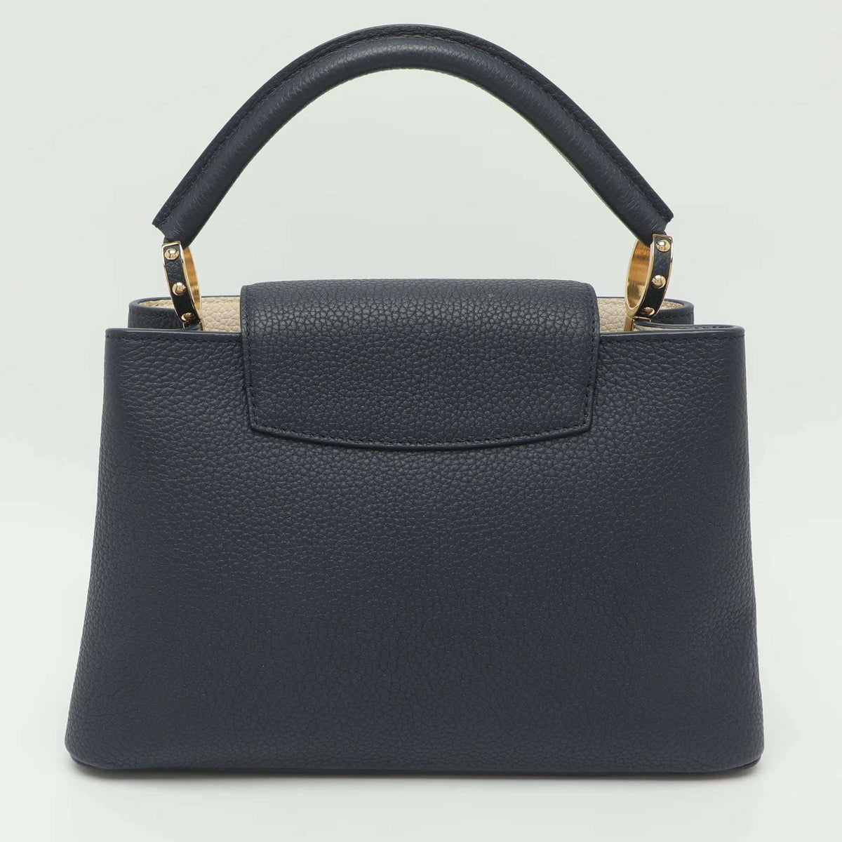 Louis Vuitton Capucines PM Navy Blue Taurillon Leather Bag