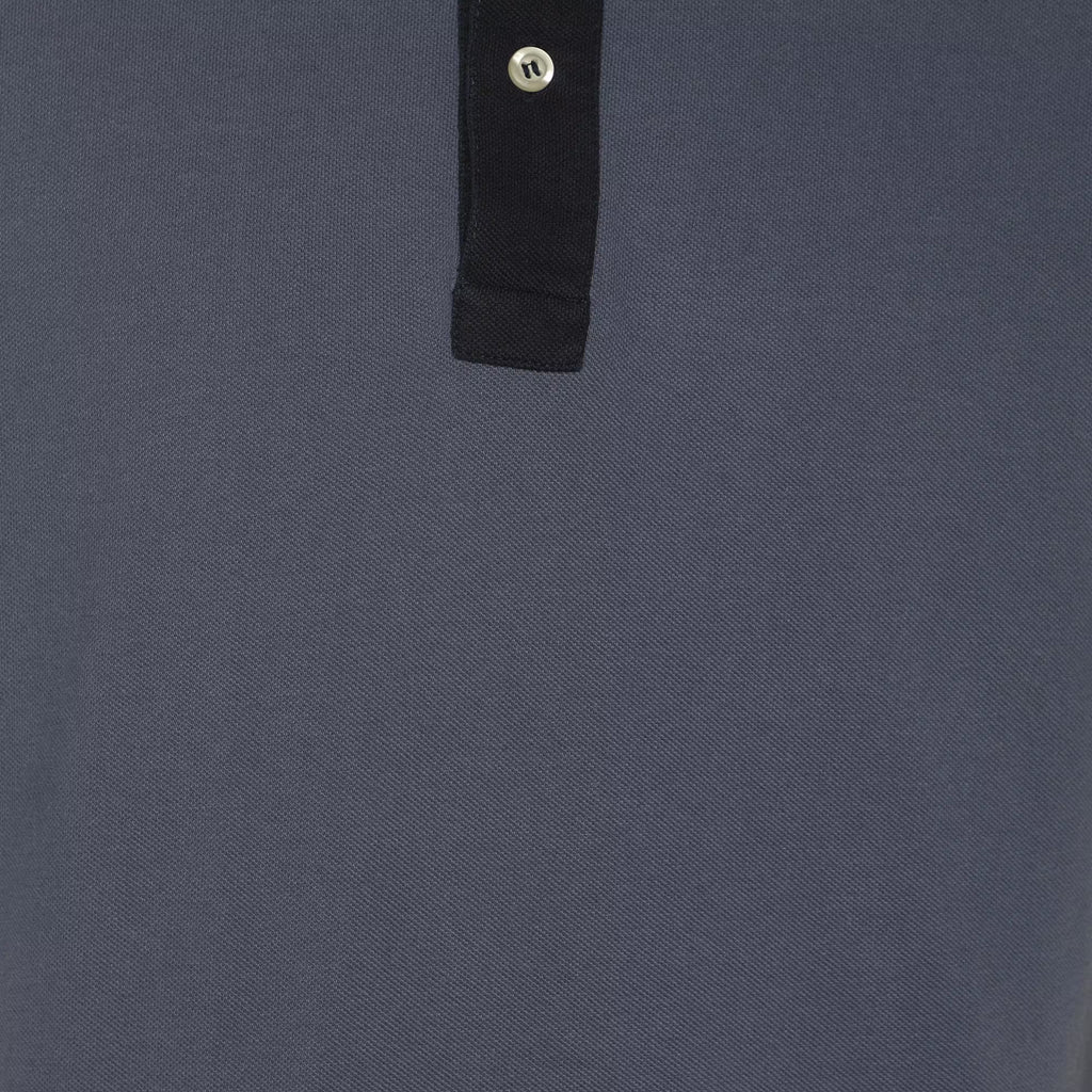 Prada Sport Grey Knit Collar Detail Polo T-Shirt L