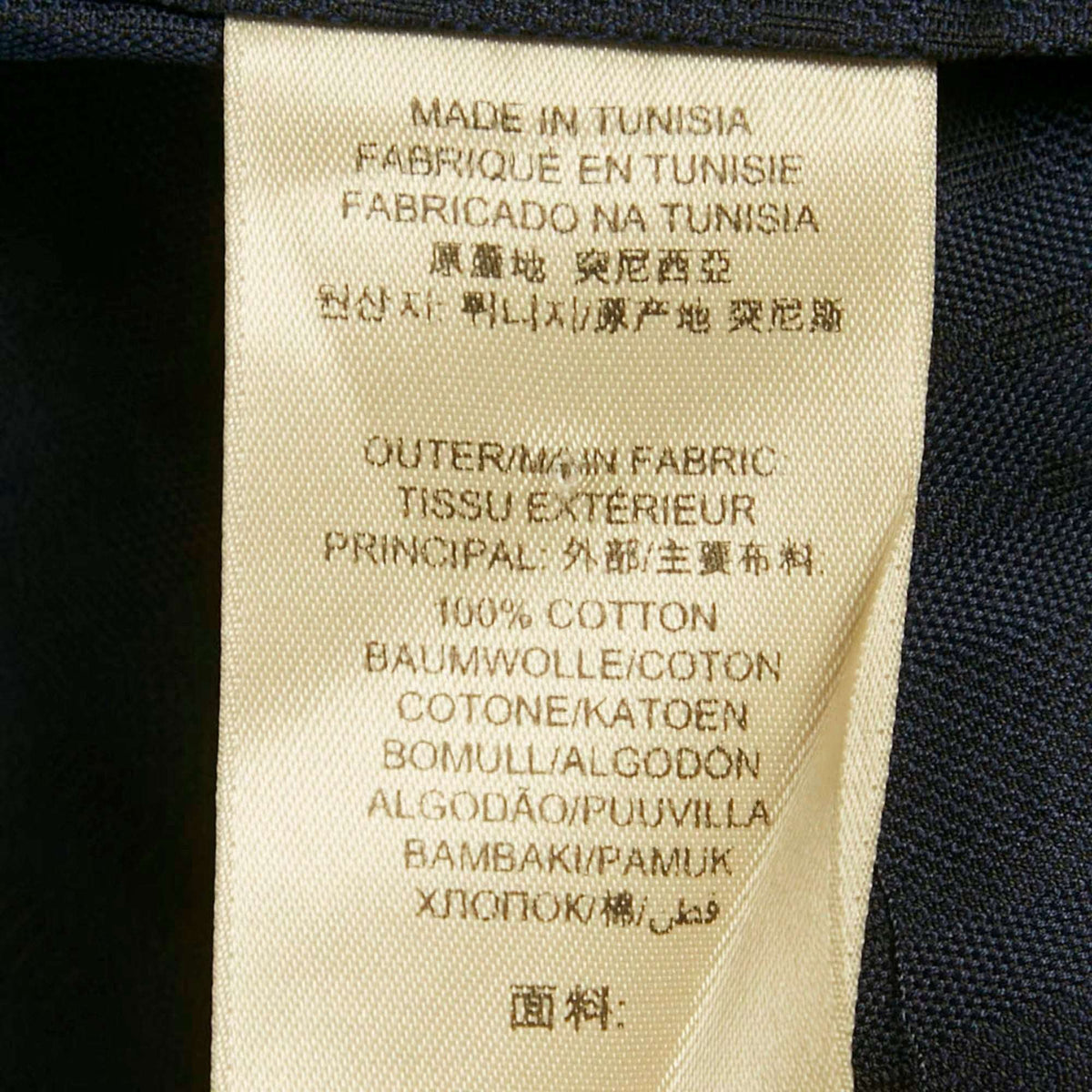 Burberry Navy Blue Checks Cotton Tailored Shirt L