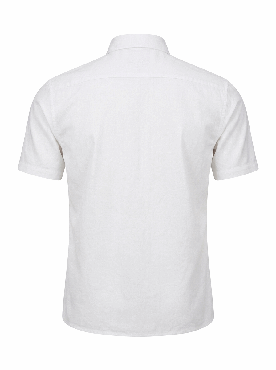 Burberry Men's Short Sleeve White Shirt