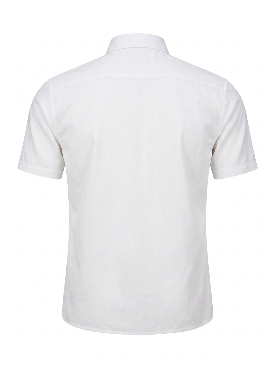 Burberry Men's Short Sleeve White Shirt