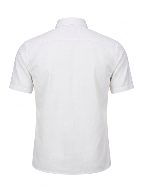 Burberry Men's Short Sleeve White Shirt