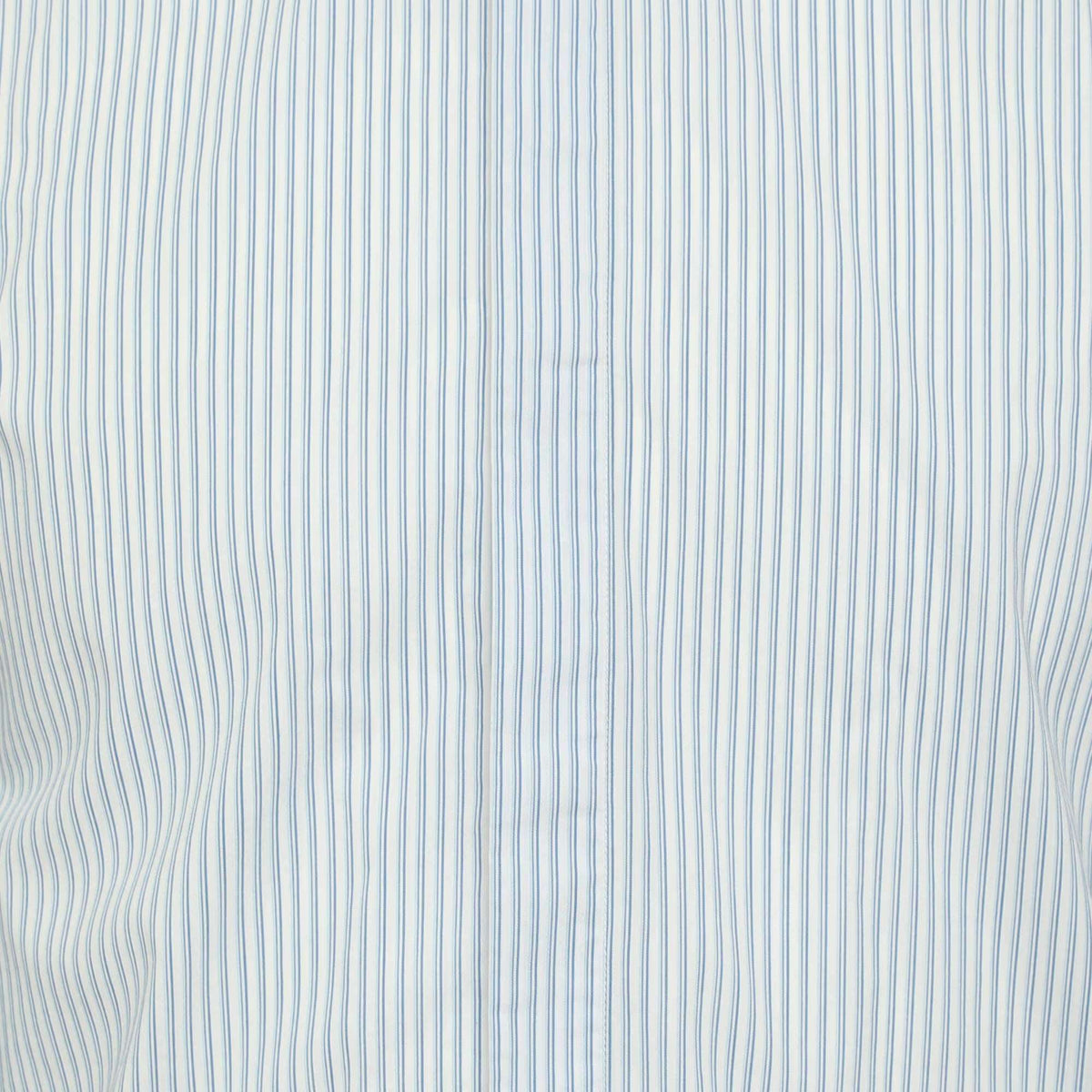 Burberry Blue Pinstriped Stretch Cotton Blend Long Sleeve Tailored Shirt S