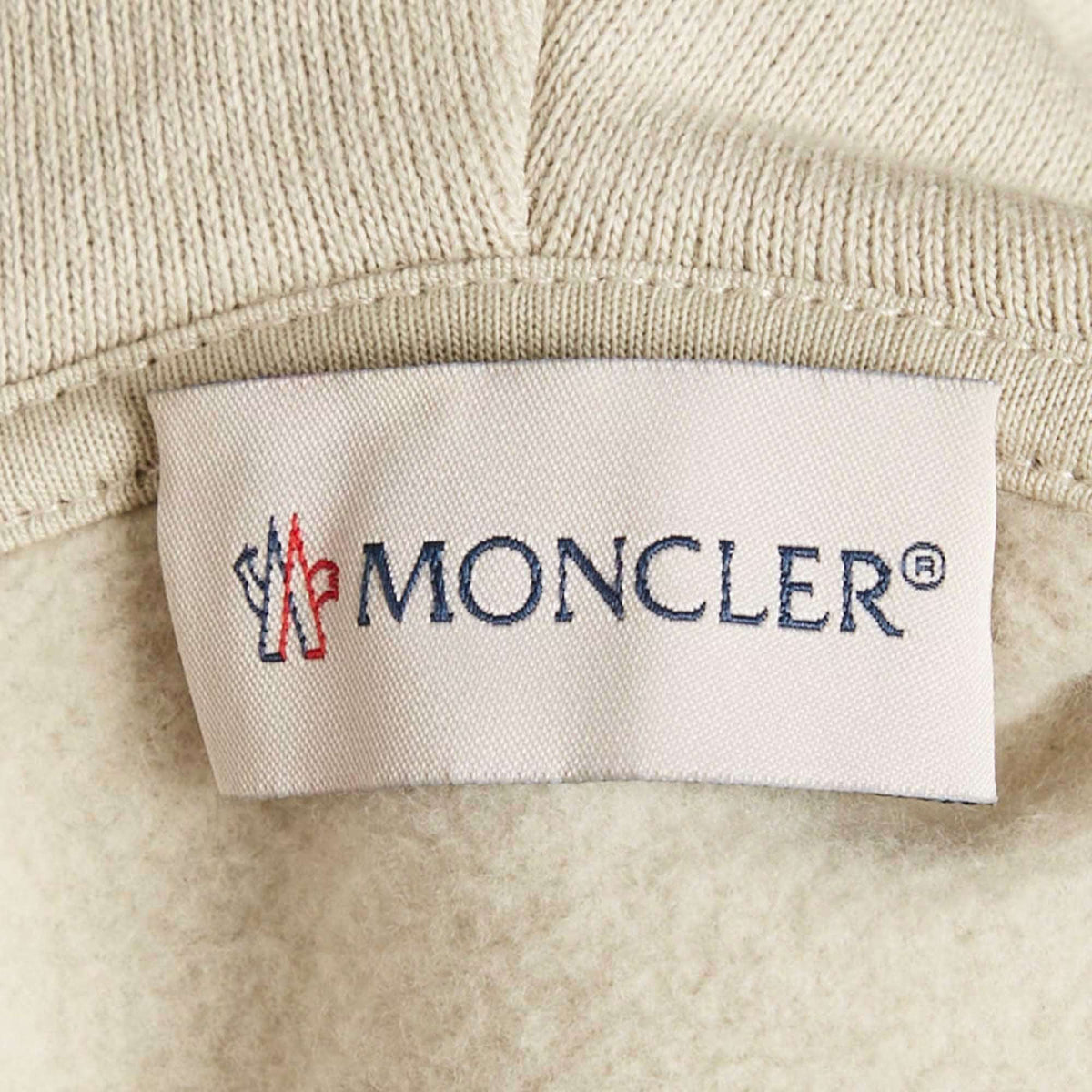 Moncler x Adidas Grey Cotton and Puffer Trim Hoodie S
