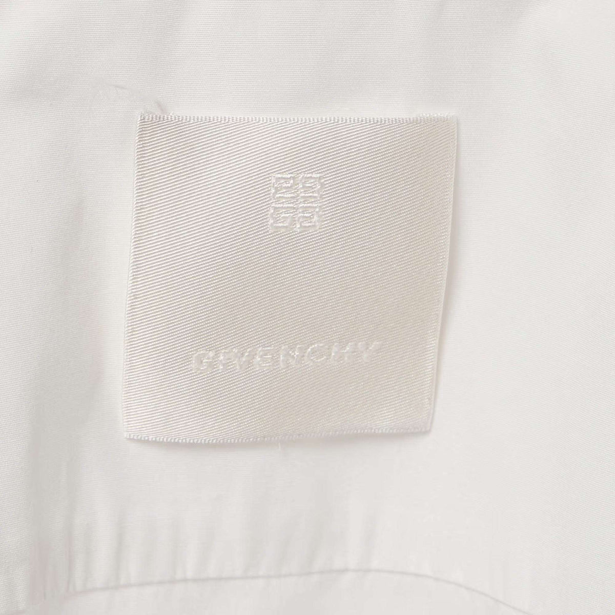 Givenchy White Cotton Long Sleeve Shirt XXL