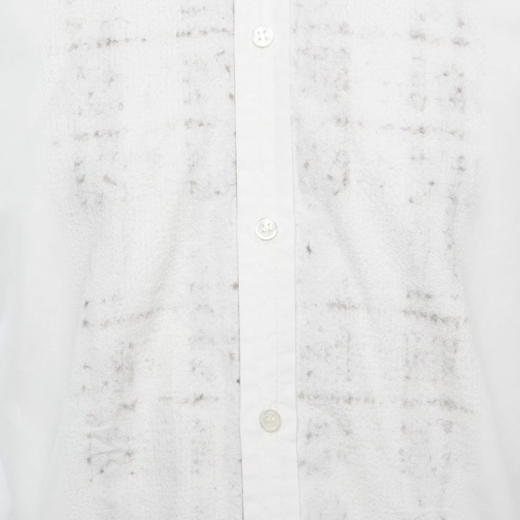Yves Saint Laurent White Cotton Long Sleeve Shirt L