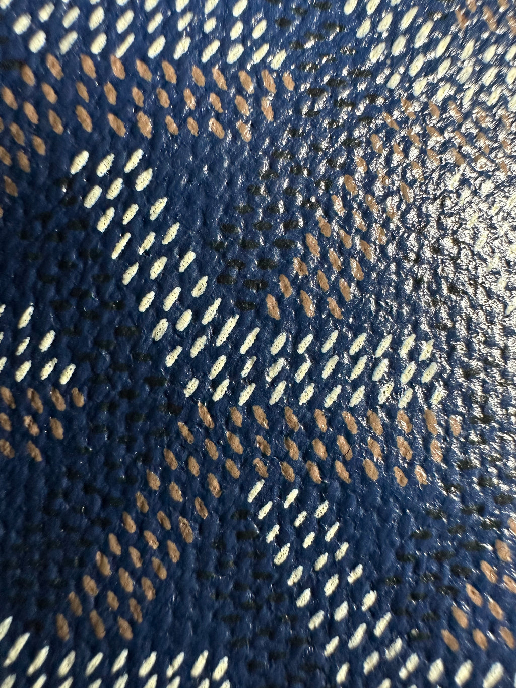 GOYARD pre-owned Senat Clutch Navy Blue Goyardine Pre Loved Unisex