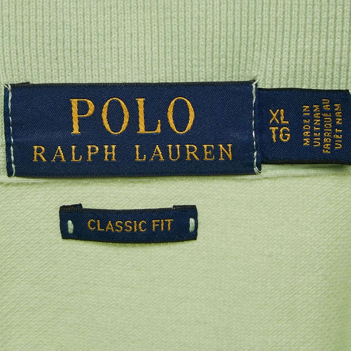 Polo Ralph Lauren Green Pique Cotton Polo T-Shirt XL