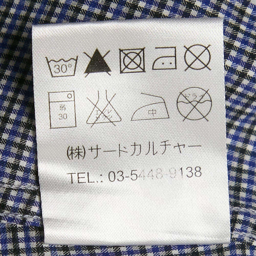 Givenchy Blue/Multicolor Gingham Cotton Button Front Shirt XXXL