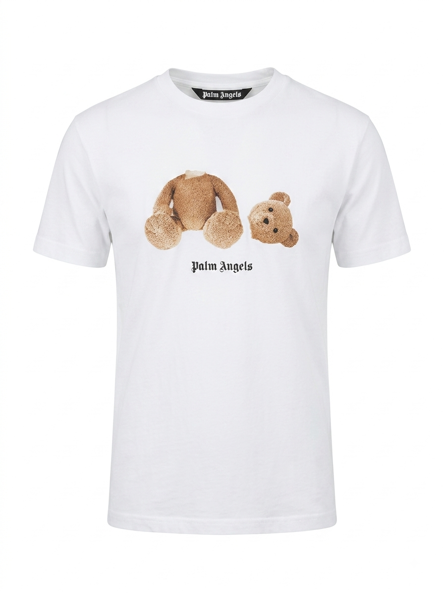 Palm Angels Broken Bear Cotton Tees Men’s