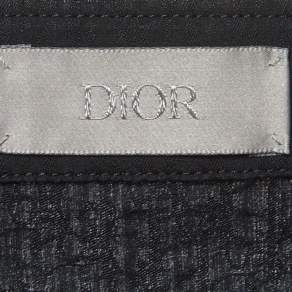 Dior Black Oblique Cotton Button Up Shirt 4XL