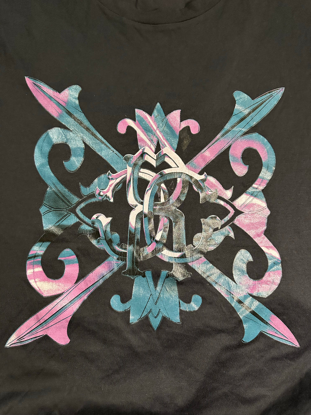 ROBERTO CAVALLI BLACK
BAROQUE PRINTED TEES Men’s