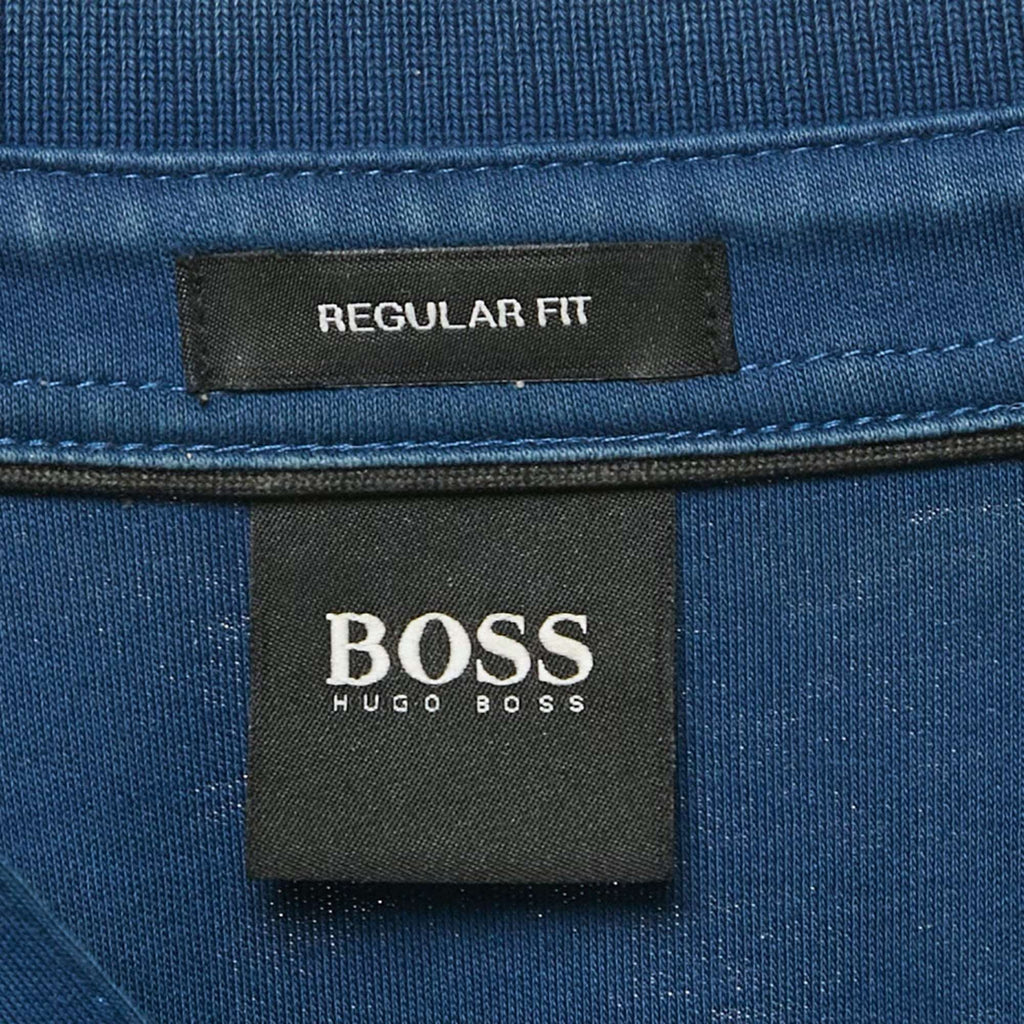 Boss By Hugo Boss Blue Jersey Pado 11 Polo T-Shirt S