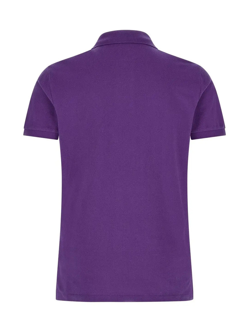 Polo Ralph Lauren Green Embroidered Pony Custom Slim Fit Piqué Polo - Purple