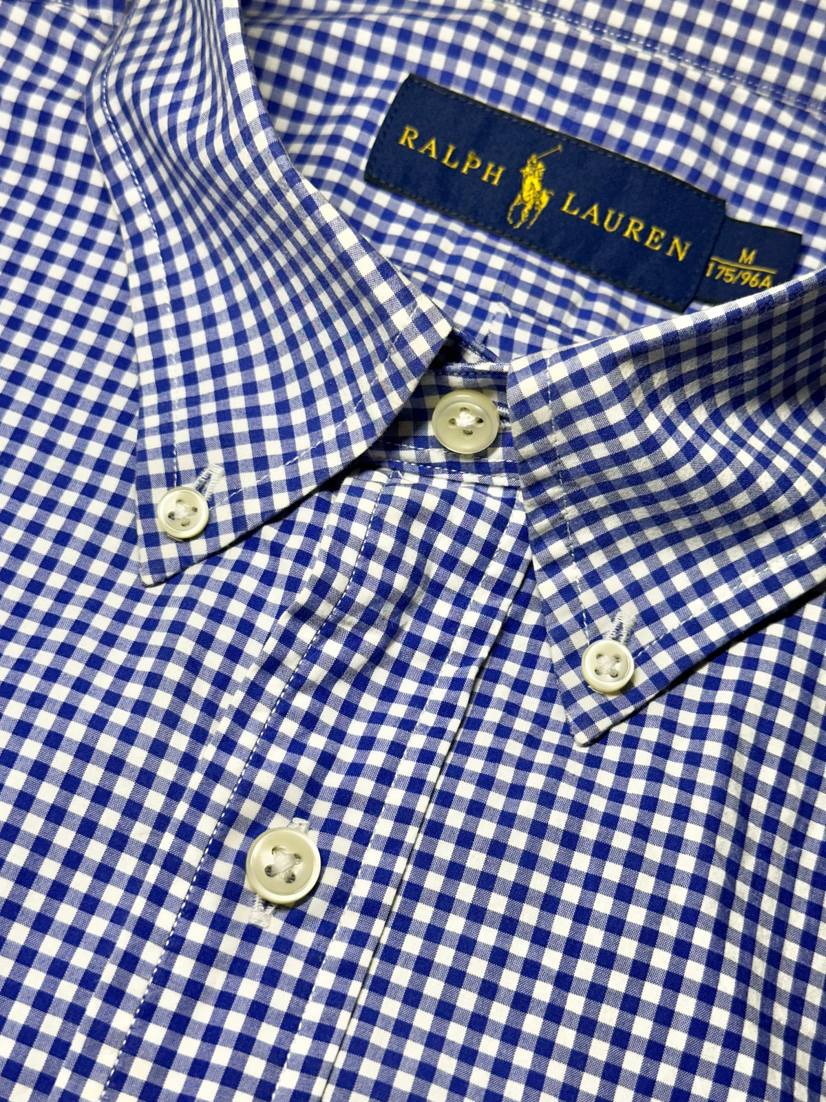 POLO RALPH LAUREN Pre-owned SLIM FIT CHECK SHIRT MEN'S