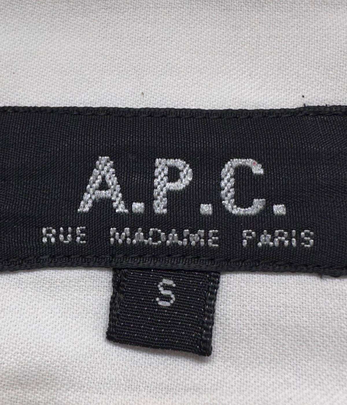 A.P.C. Rue Madame Paris Pre-Owned Light Pink Cotton Long-Sleeve Button-Down Shirt