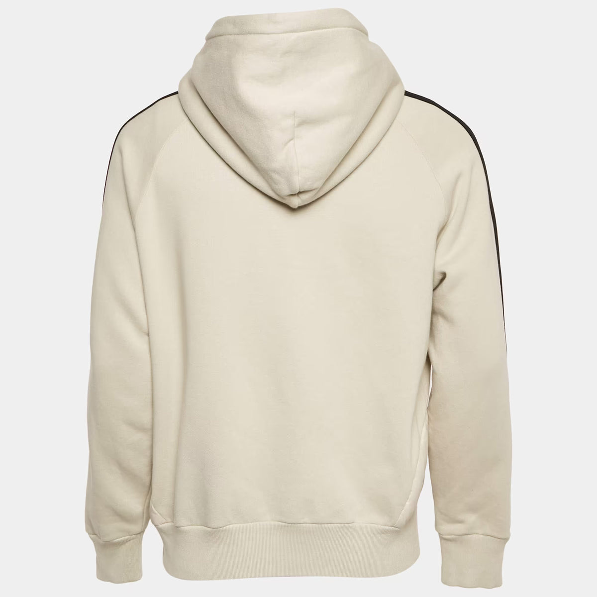 Moncler x Adidas Grey Cotton and Puffer Trim Hoodie S