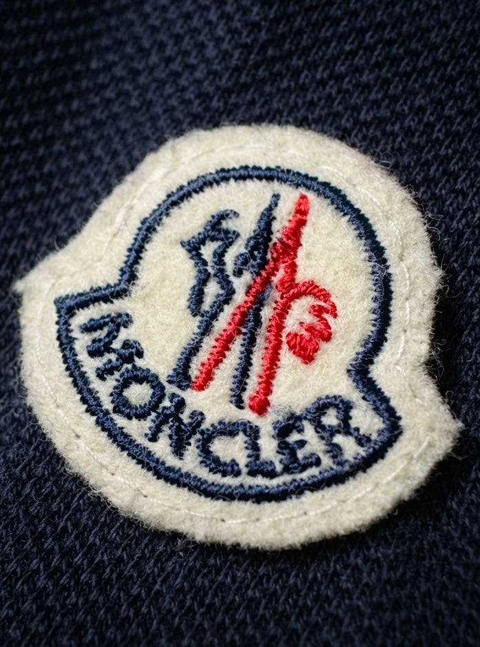MONCLER Blue Logo Patch Men’s Size M