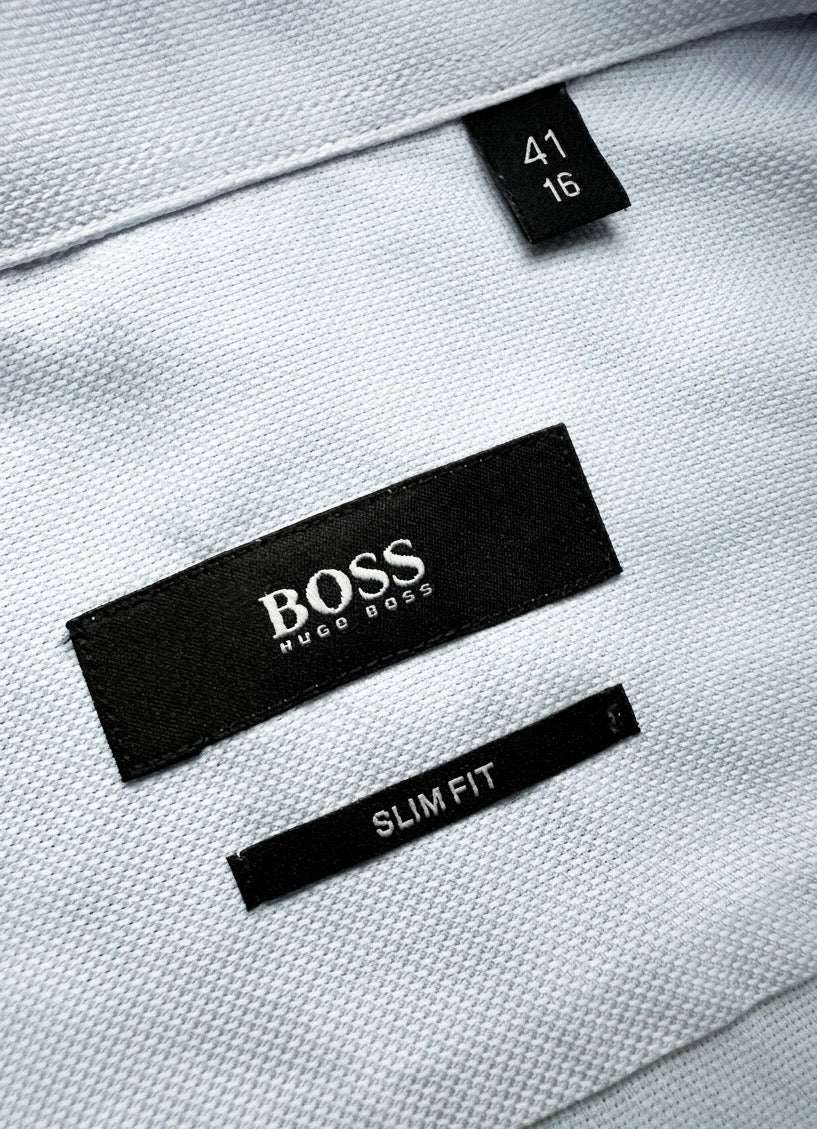 Hugo Boss Button-Down
Cotton Slim Fit Shirt Men’s Size M