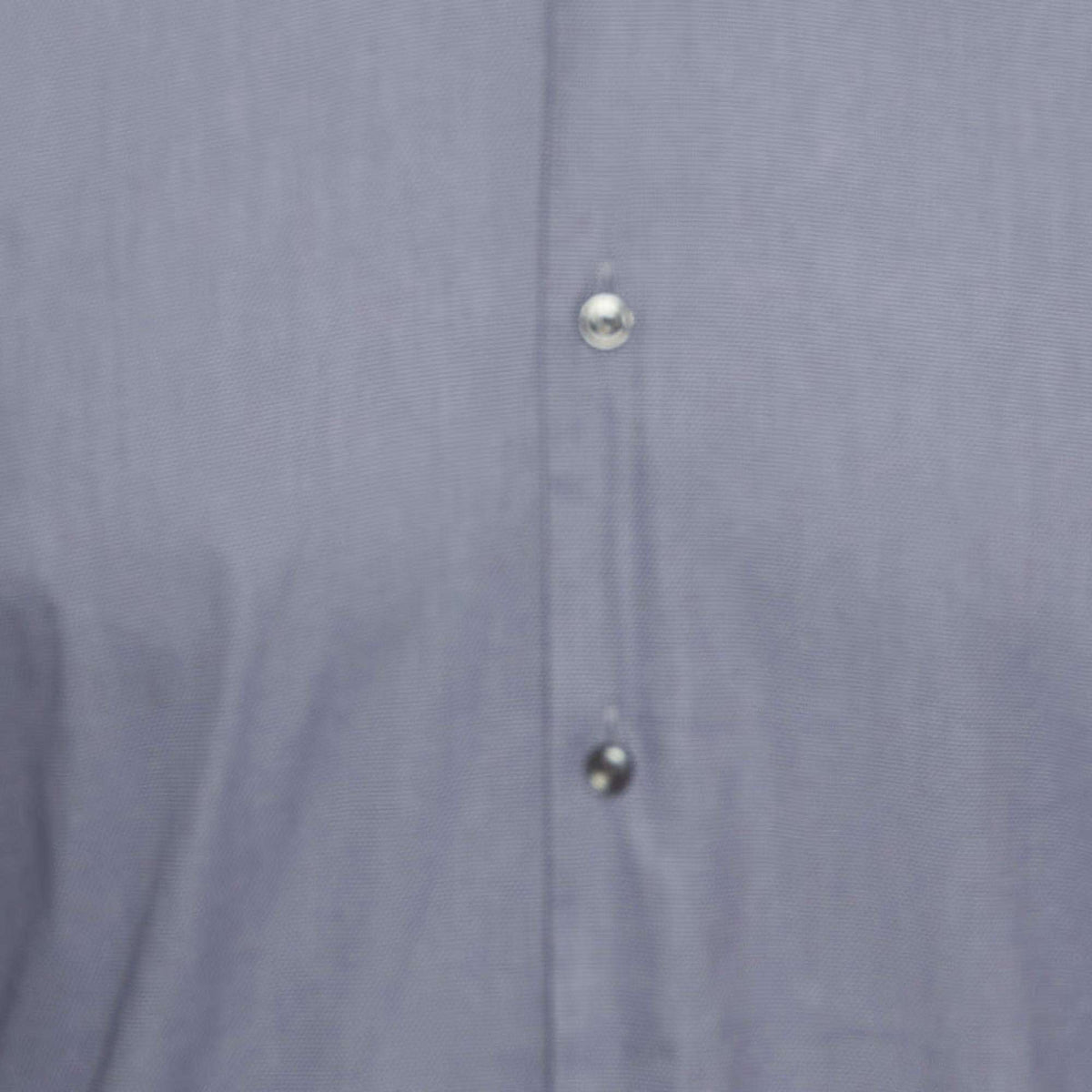 Boss By Hugo Boss Blue Textured Cotton Blend Slim Fit Isko Shirt XS