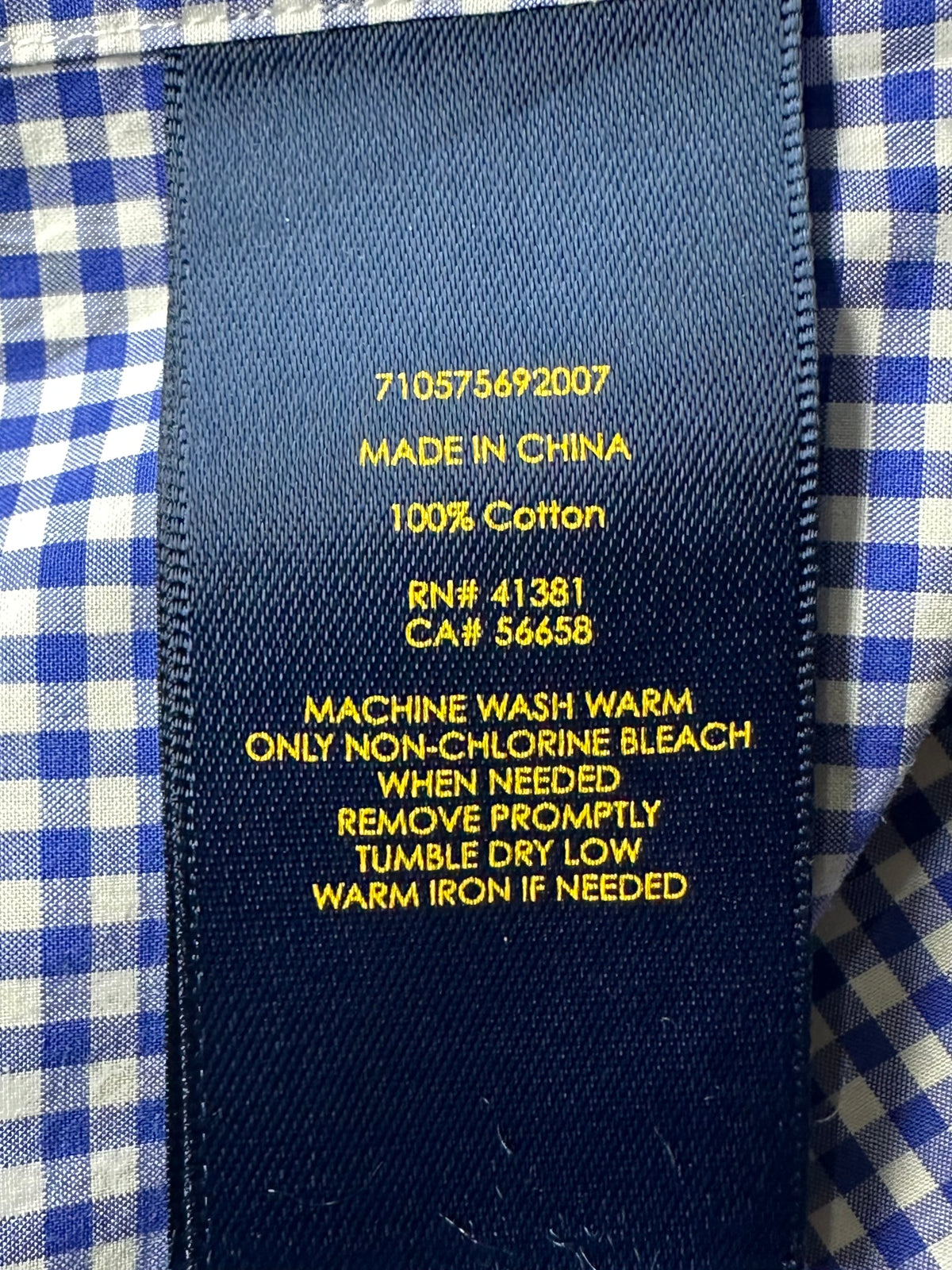 POLO RALPH LAUREN Pre-owned SLIM FIT CHECK SHIRT MEN'S