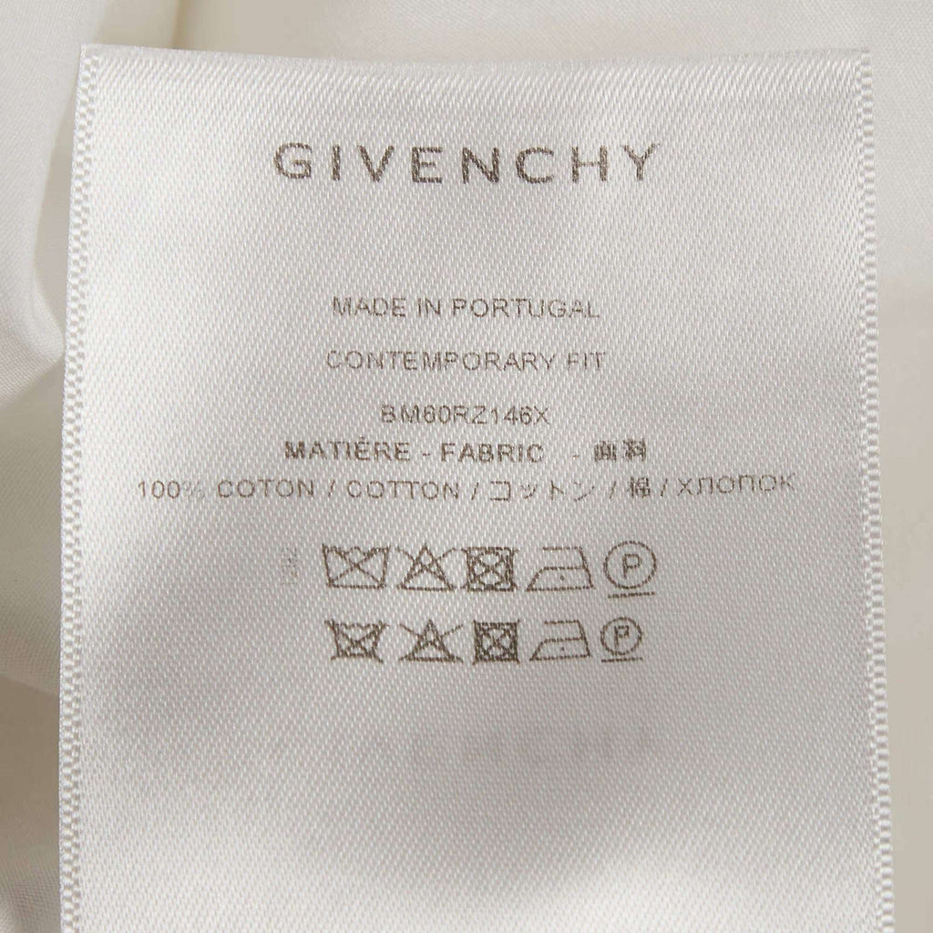 Givenchy White Cotton Long Sleeve Shirt XXL