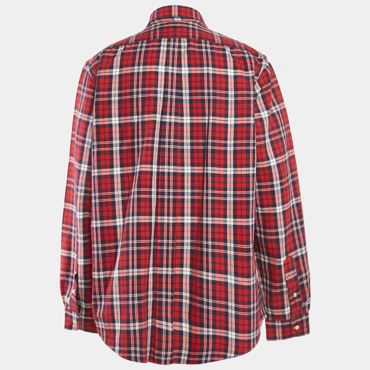 Polo Ralph Lauren Red Flannel Cotton Classic Fit Button Down Shirt XXL