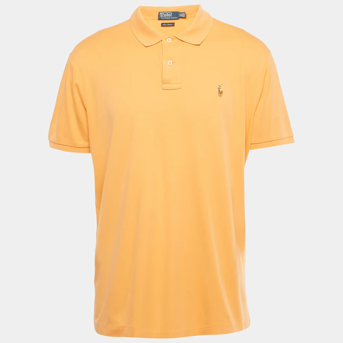 Polo Ralph Lauren Orange Pima Jersey Polo T-Shirt XL