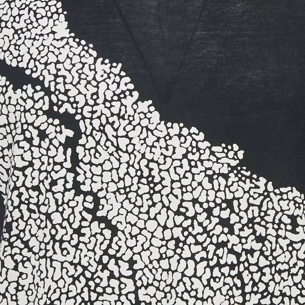 Saint Laurent Paris Black Printed Cotton T-Shirt S