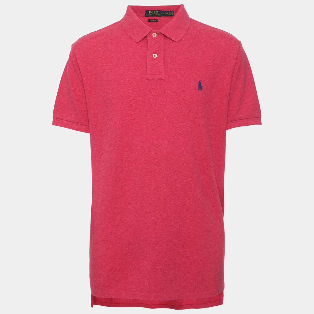 Polo Ralph Lauren Pink Cotton Pique Polo T-Shirt XL