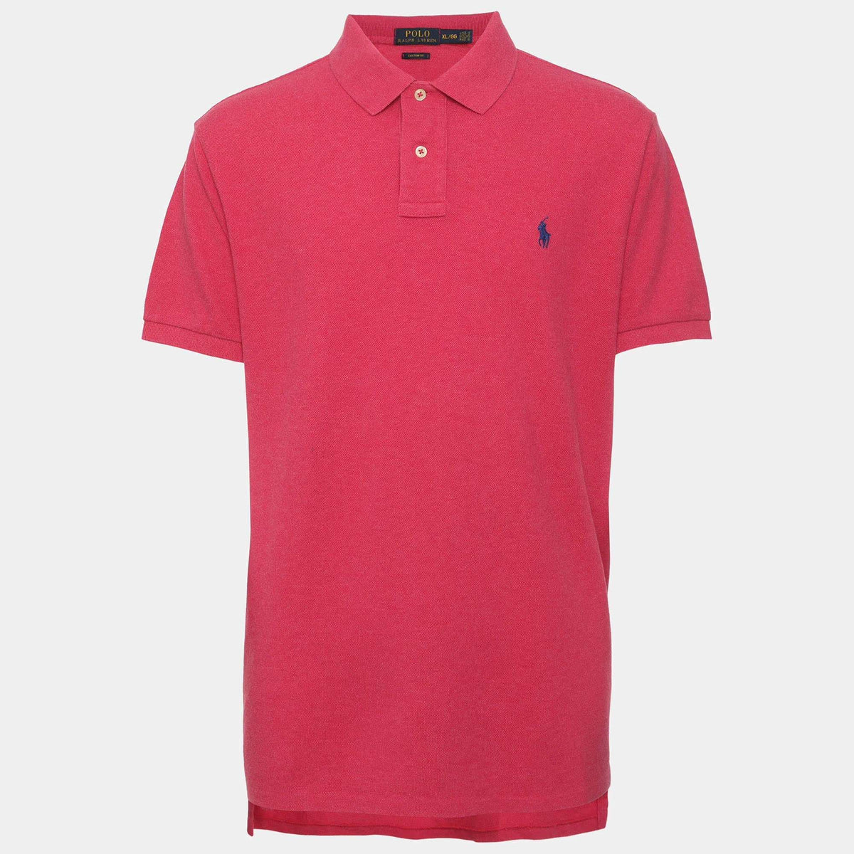 Polo Ralph Lauren Pink Cotton Pique Polo T-Shirt XL