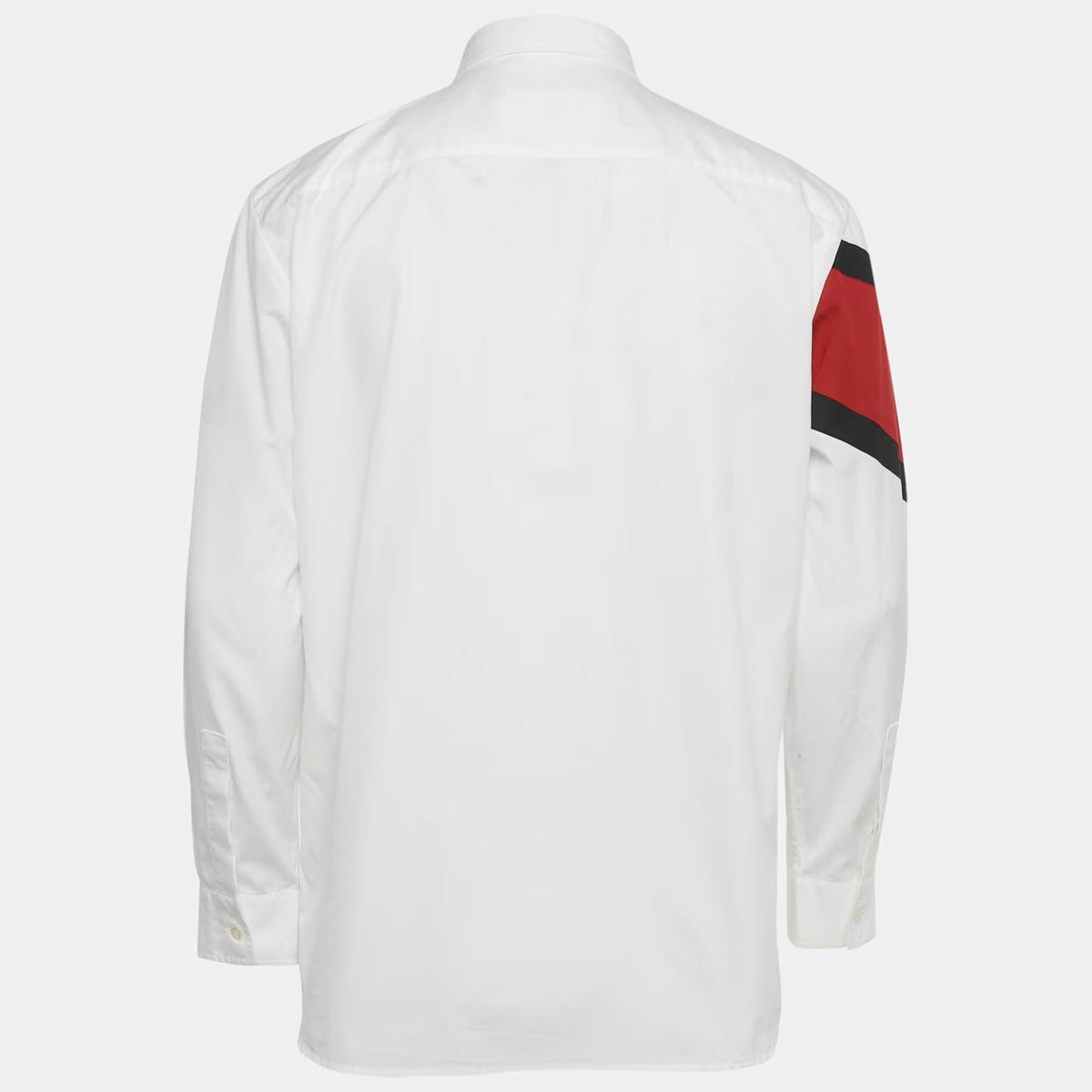 Givenchy White Cotton Thunder Panel Detail Button Front Shirt XXL