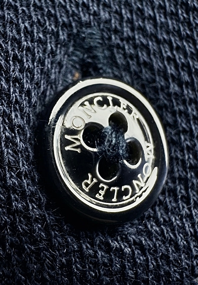 MONCLER Blue Logo Patch Men’s Size M