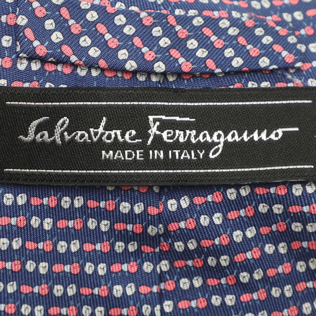 Salvatore Ferragamo Multicolor Printed Silk Neck Tie