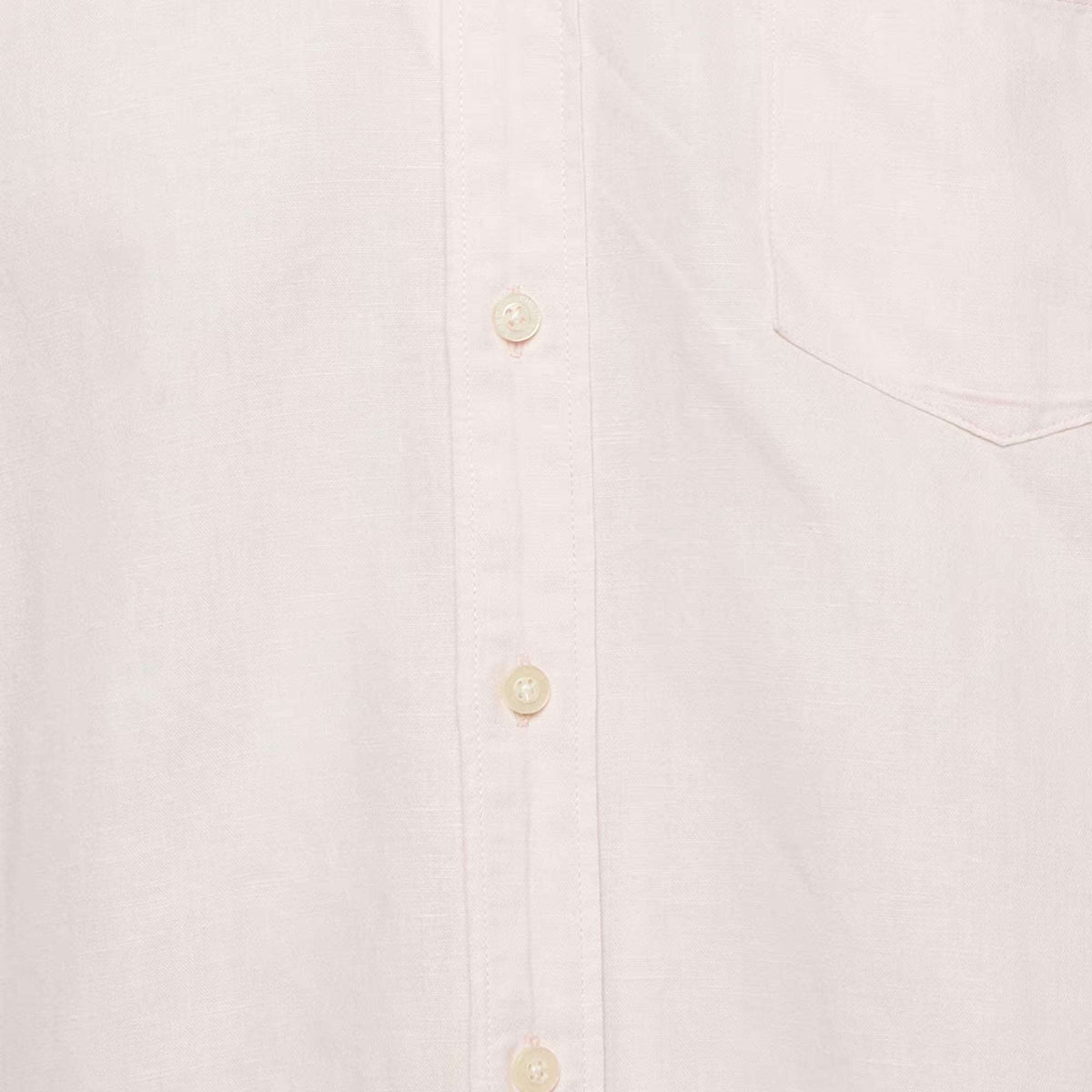Burberry Pink Linen Long Sleeve Shirt XL