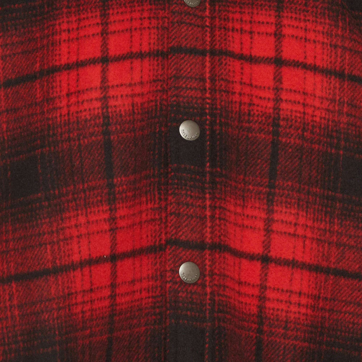 Balenciaga Red/Black Plaid Flannel Quilted Oversized Long Sleeve Shirt S