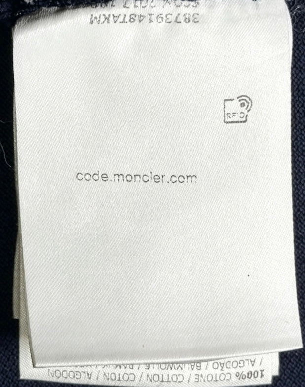 MONCLER Blue Logo Patch Men’s Size M