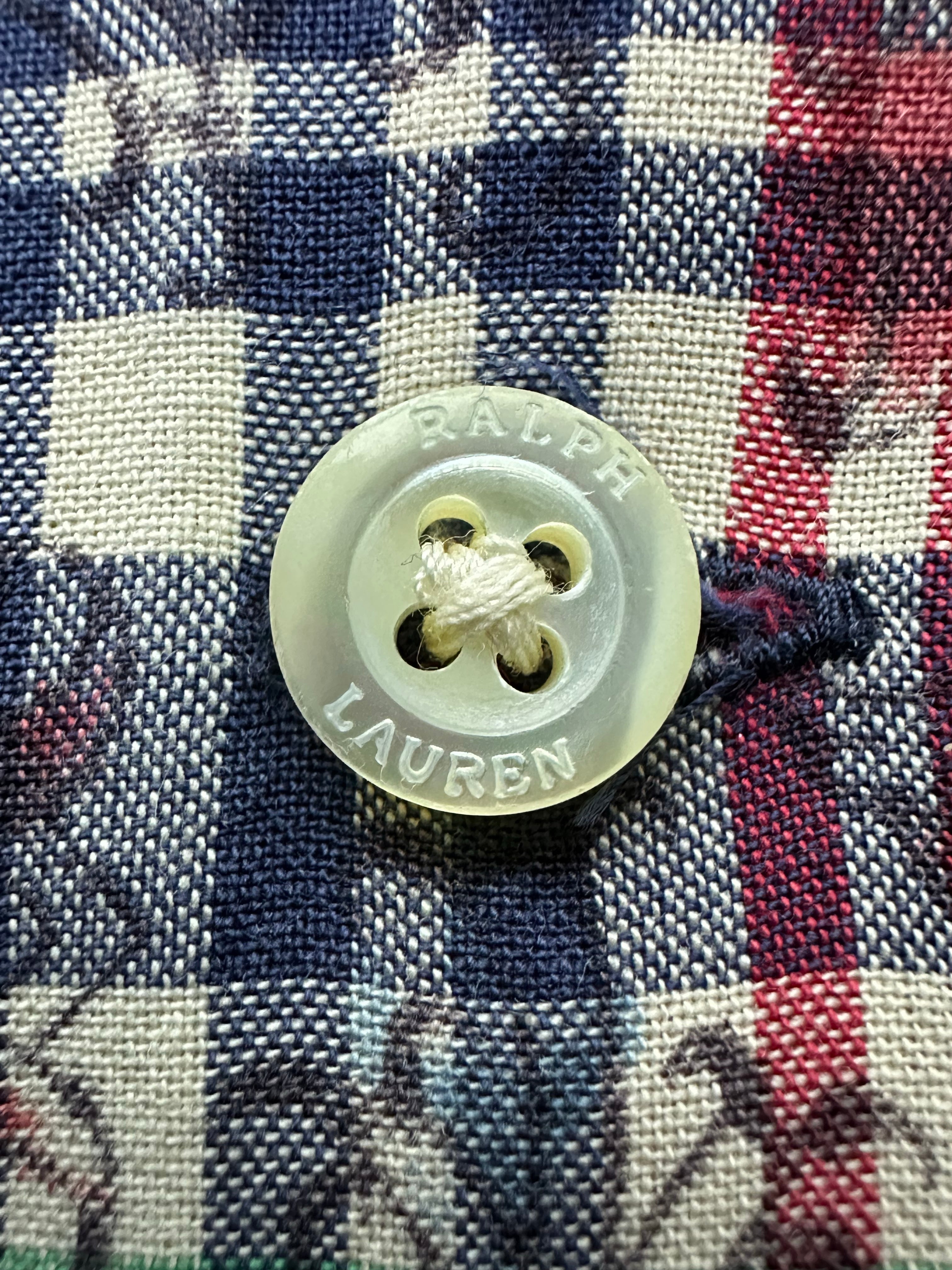 POLO RALPH LAUREN MADRAS SHIRT XL
