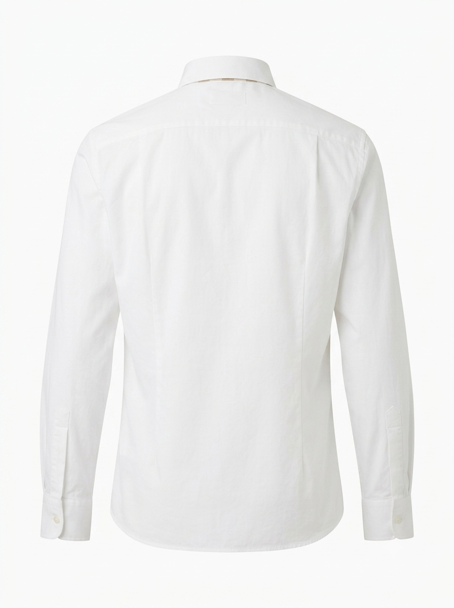 BURBERRY BRIT Men’s White Cotton Logo Shirt Size XL